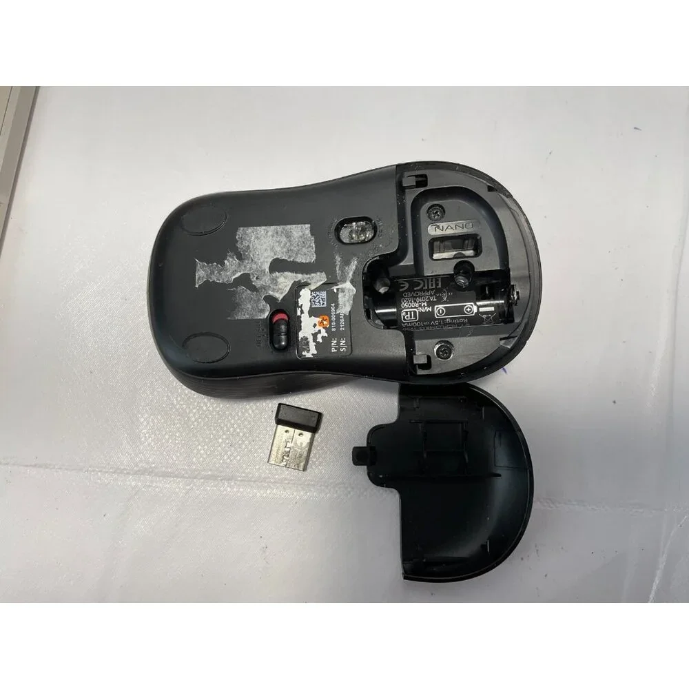 Logitech M-R0050 Wireless Optical Mouse w/ USB Nano Receiver Tested Working